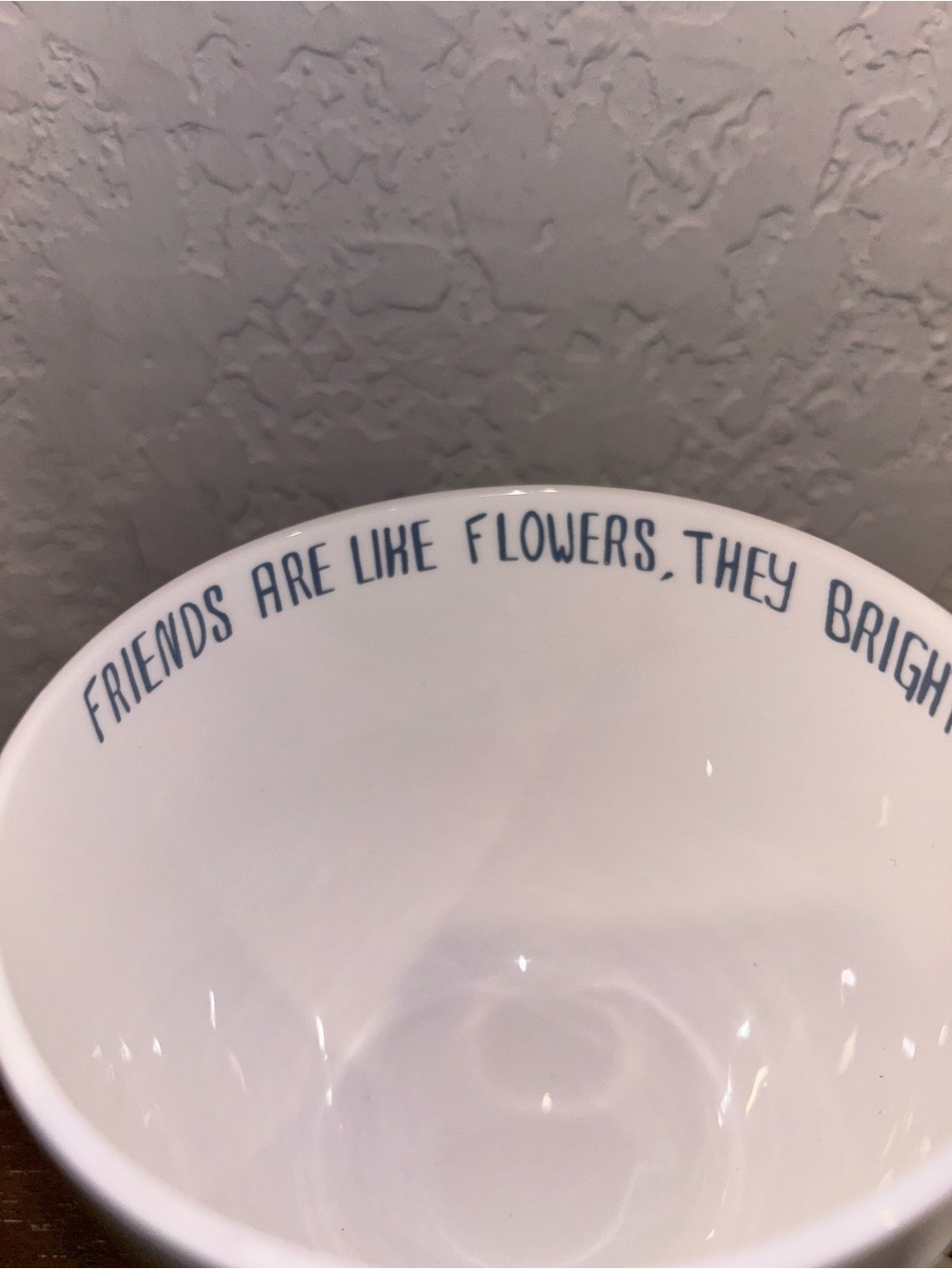 Portobello By Inspire “Friends are like Flowers, they Brighten your day” Cup Mug - Picture 2 of 5